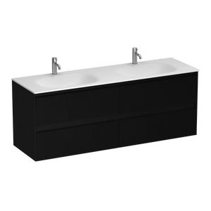Strata Spio 1500 4 Drawer Vanity Double Basin