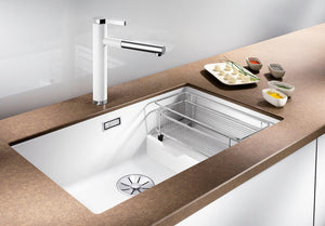 Blanco Kitchen Sinks - Granite Blanco Silgranit Subline 700-U Single Sink | White