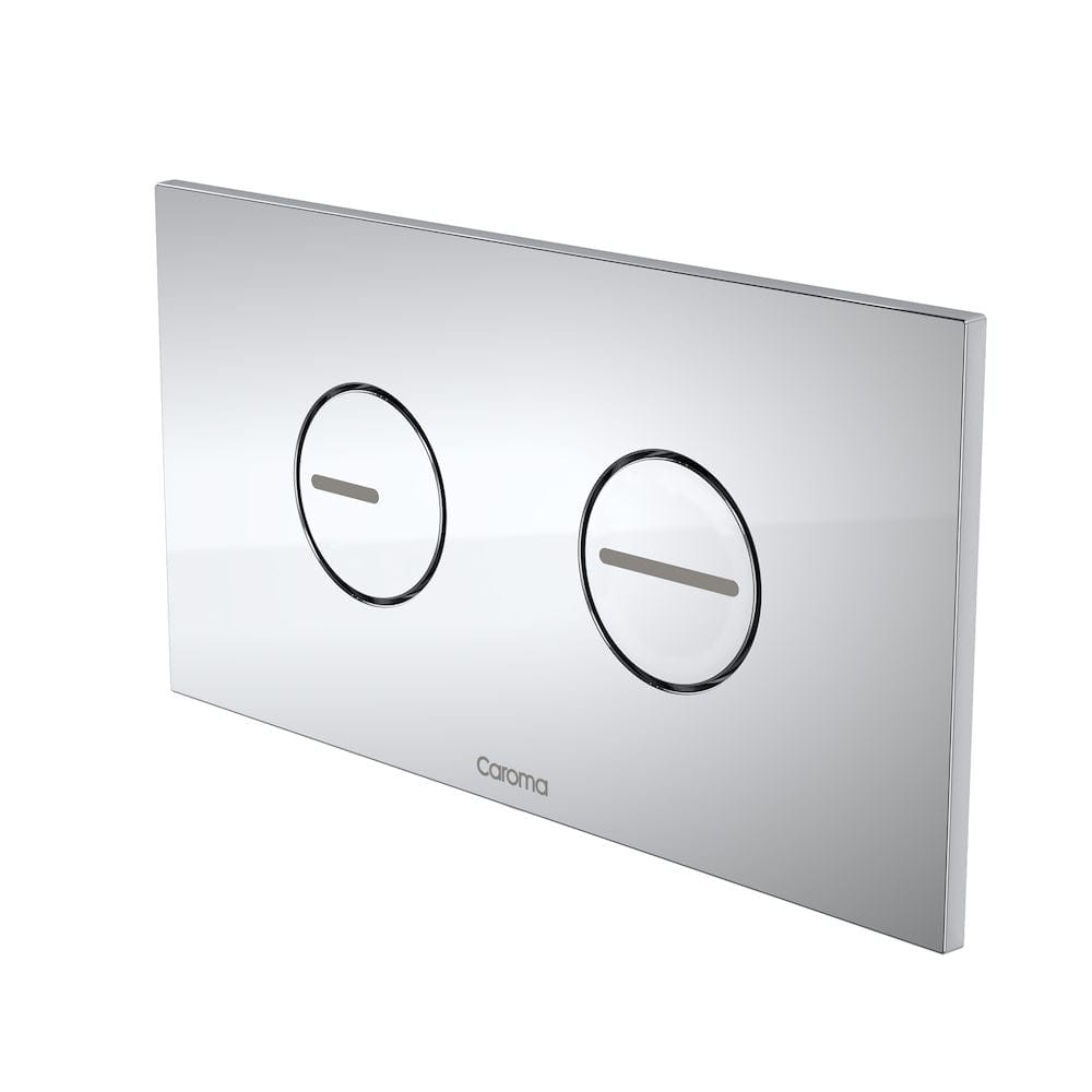 Caroma Flush Plate Caroma Invisi Series II Round ABS Dual Flush Plate | Chrome