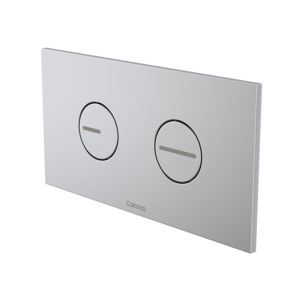 Caroma Flush Plate Caroma Invisi Series II Round ABS Dual Flush Plate | Satin