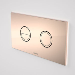 Caroma Flush Plate Caroma Invisi Series II Round Metal Dual Flush Plate | Bronze