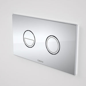 Caroma Flush Plate Caroma Invisi Series II Round Metal Dual Flush Plate | Chrome