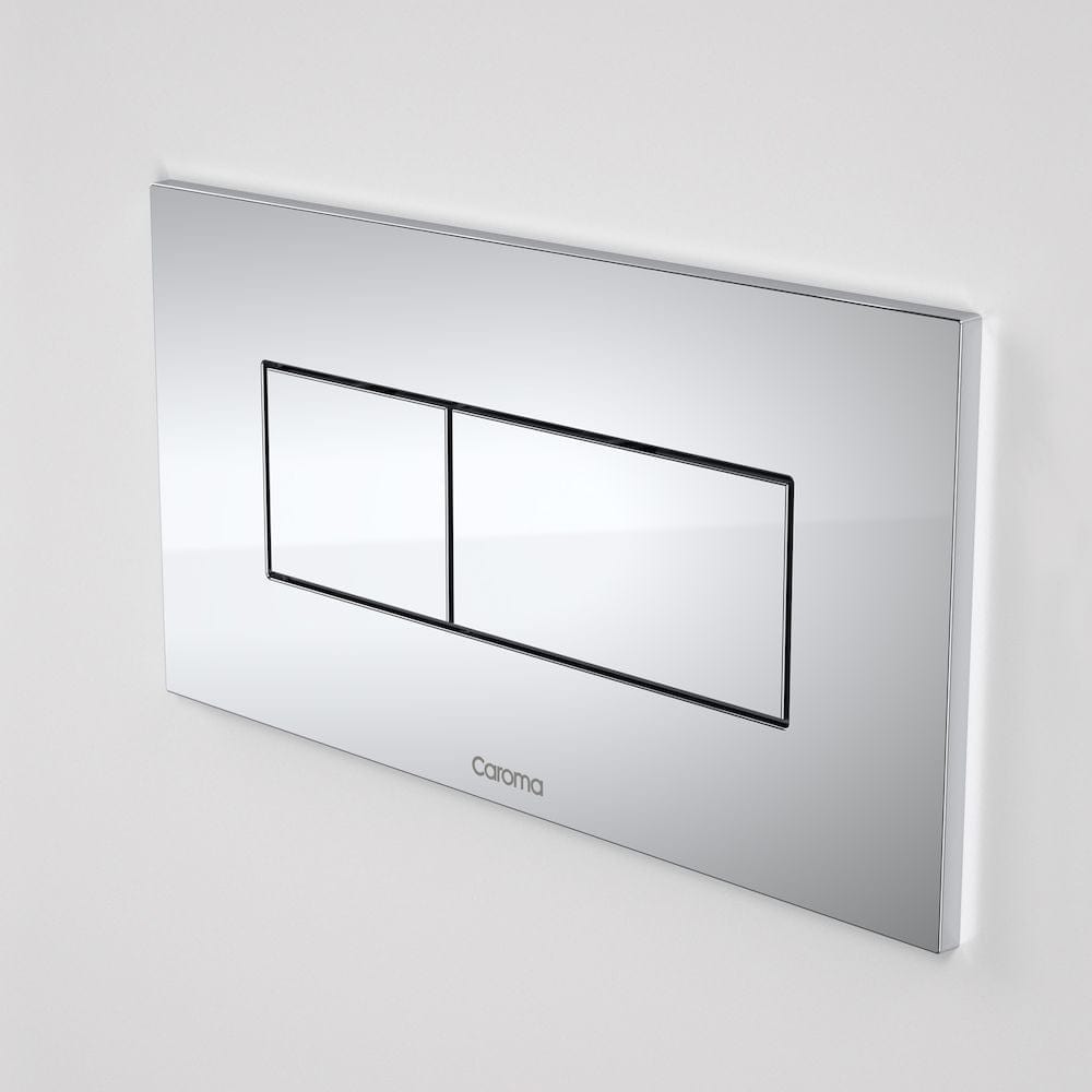 Caroma Flush Plate Caroma Invisi Series II Rectangle Metal Dual Flush Plate | Chrome