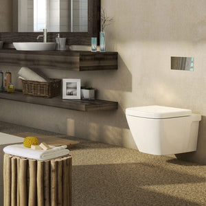 Caroma Toilet Caroma Cube Invisi Series II Wall Hung Toilet Suite