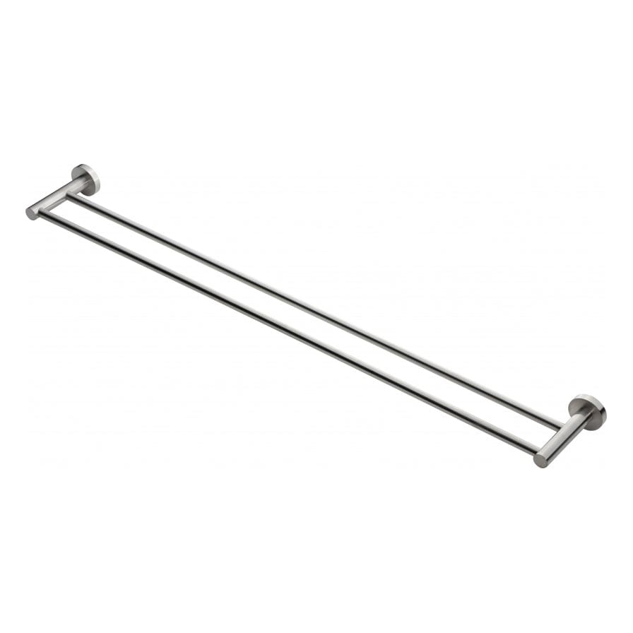 Heirloom Towel Rail Heirloom Aura Double Towel Rail 800mm | Brushed Nickel
