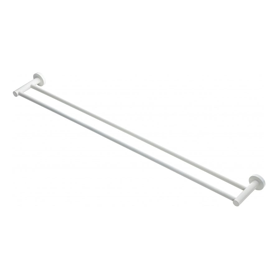 Heirloom Towel Rail Heirloom Aura Double Towel Rail 800mm | White