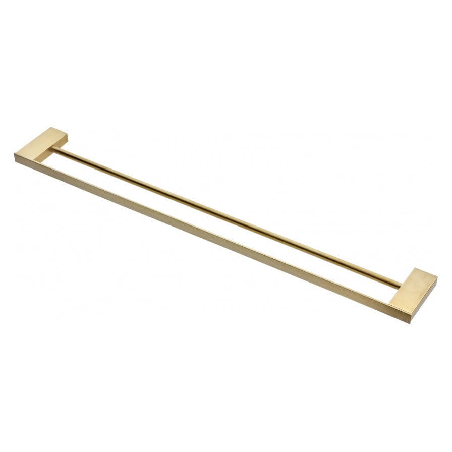 Heirloom Towel Rail Heirloom Teka Double Towel Rail 800mm | Brushed Brass