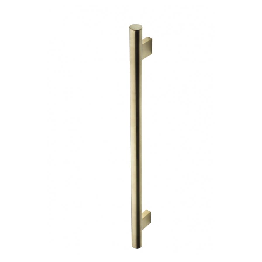 Heirloom Heated Towel Rail Heirloom Heiko Pole Heated Towel Rail | Brushed Brass