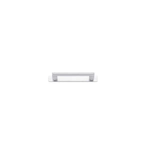 Iver Handles Iver Baltimore Cabinet Pull with Backplate | Brushed Chrome |  128mm