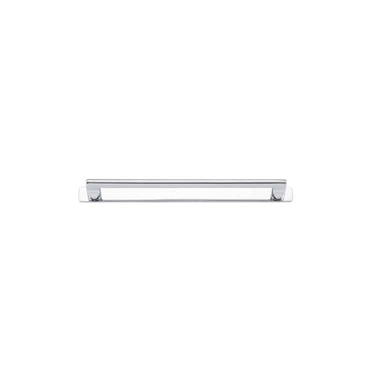Iver Handles Iver Baltimore Cabinet Pull with Backplate | Polished Chrome | 256mm
