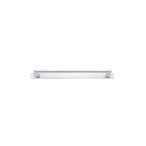 Iver Handles Iver Baltimore Cabinet Pull with Backplate | Brushed Chrome | 256mm