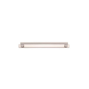 Iver Handles Iver Baltimore Cabinet Pull with Backplate | Satin Nickel | 256mm