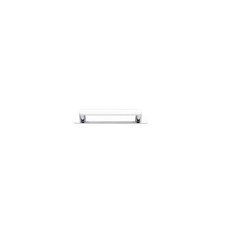 Iver Handles Iver Osaka Cabinet Pull with Backplate | Polished Chrome | 128mm