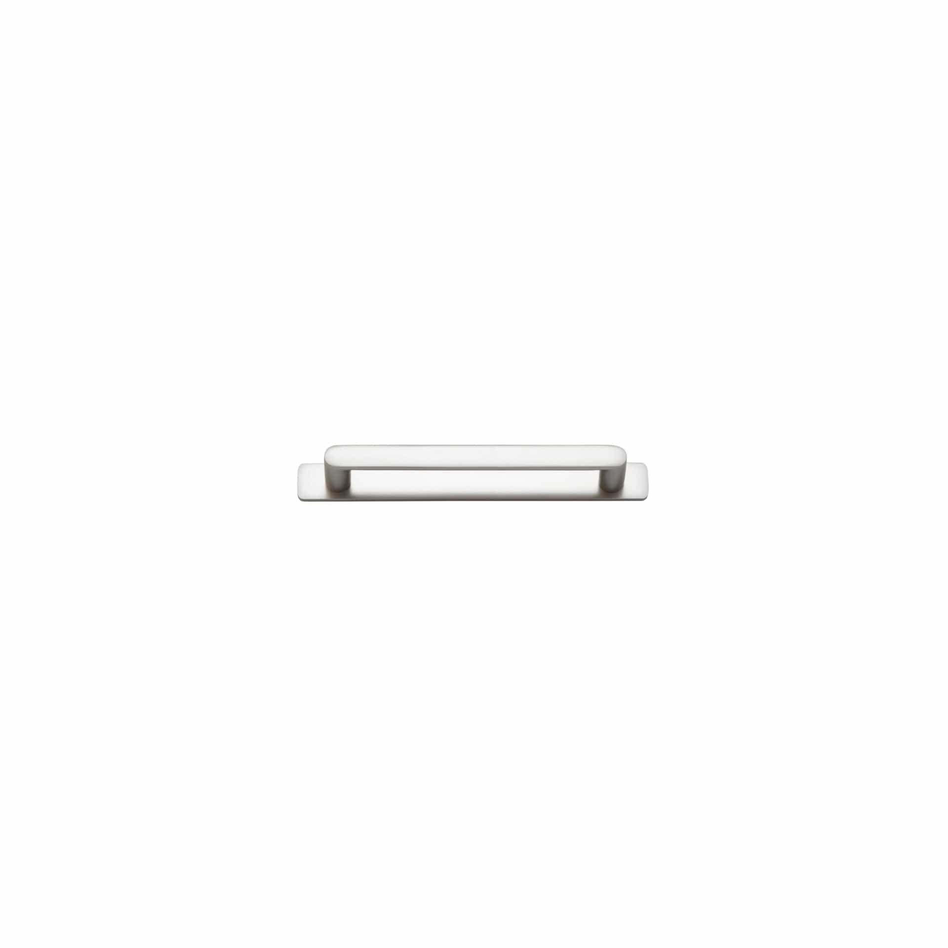 Iver Handles Iver Osaka Cabinet Pull with Backplate | Satin Nickel | 160mm