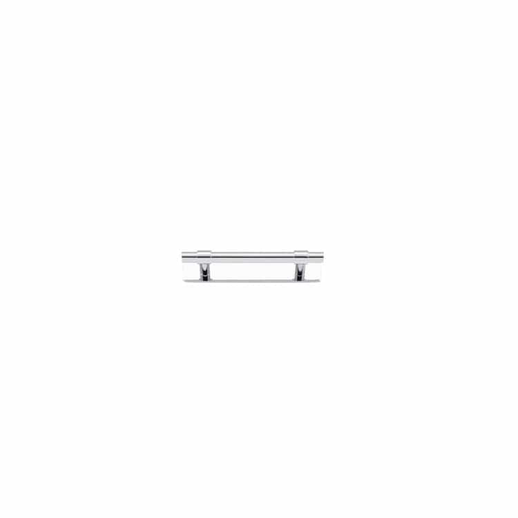 Iver Handles Iver Helsinki Cabinet Pull with Backplate | Polished Chrome | 96mm