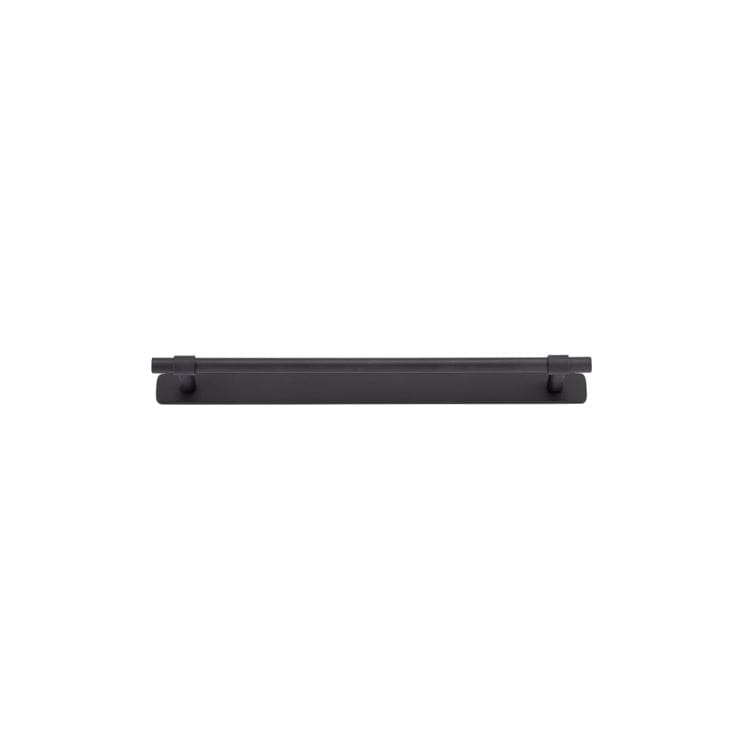Iver Handles Iver Helsinki Cabinet Pull with Backplate | Matt Black | 256mm