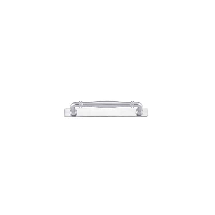 Iver Handles Iver Sarlat Cabinet Pull with Backplate  Polished Chrome | 160mm