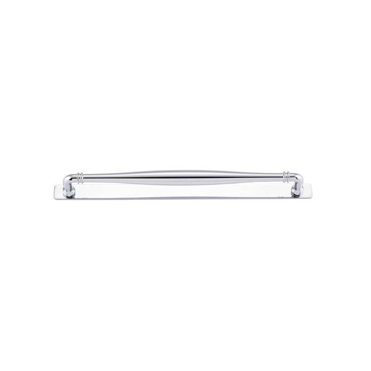 Iver Handles Iver Sarlat Cabinet Pull with Backplate | Polished Chrome | 320mm