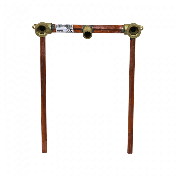 Brasshards Inwall Brasshards Right Angle Inline Sink Assemblies with 200mm Centres