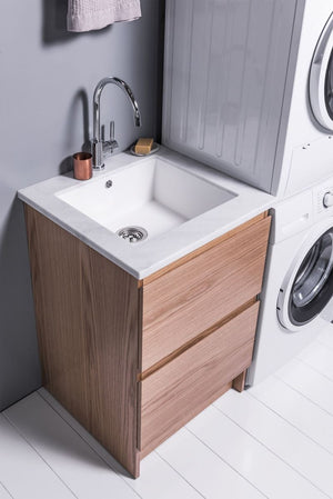 Bath & Co Laundry Cabinet VCBC 750mm Laundry Cabinet | Timber Veneer