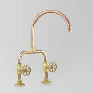 Astra Walker Kitchen Taps Astra Walker Eden Hob Mounted Sink Set | Brass Handle