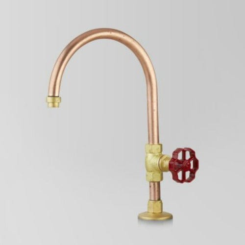 Astra Walker Basin Taps Astra Walker Eden Pillar Tap | Red Handle