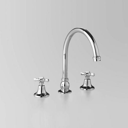 Astra Walker Basin Taps Astra Walker Olde English Gooseneck Hob Set