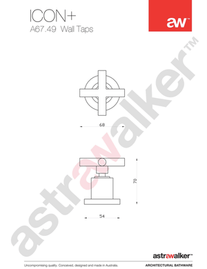 Astra Walker Wall Mixers Astra Walker Icon + Wall Tap Set