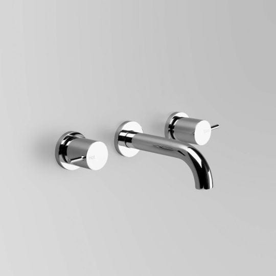 Astra Walker Basin Taps Astra Walker Icon Wall Set with 155mm Curved Spout