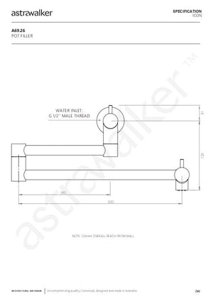 Astra Walker Pot Filler Astra Walker Icon Pot Filler