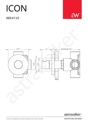 Astra Walker Diverter Astra Walker Icon Diverter Button