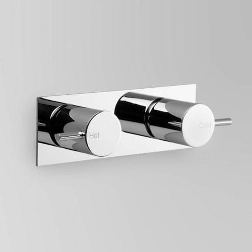 Astra Walker Wall Mixers Astra Walker Icon Wall Tap Set on Backplate
