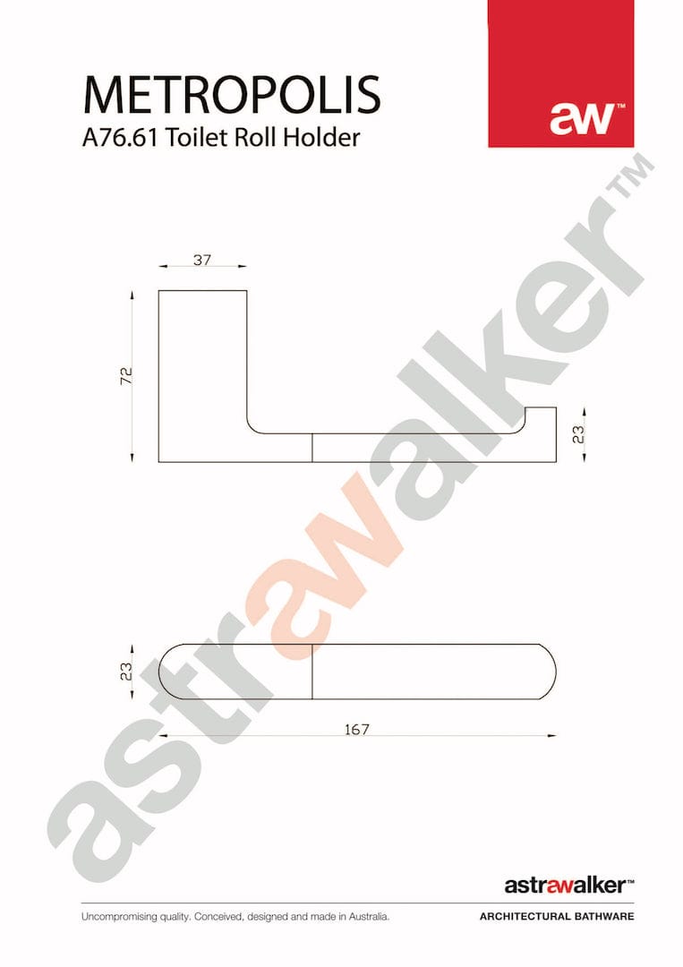 Astra Walker Toilet Roll Holders Astra Walker Metropolis Toilet Roll Holder