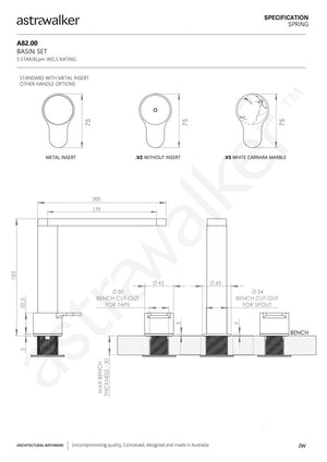 Astra Walker Spouts Astra Walker Spring Hob Spout 200mm