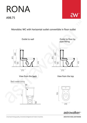 Astra Walker Toilet Astra Walker Rona Toilet Suite