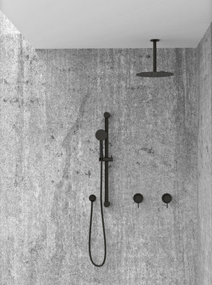 Plumbline Shower Oli 316 Round Slide Shower