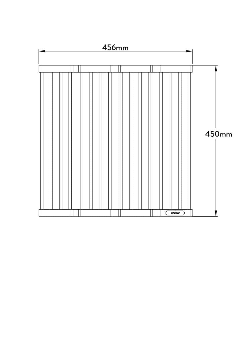 Mercer Kitchen Accessories Mercer Aurora Folding Mat | Stainless