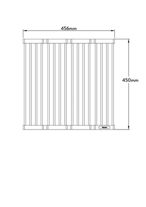 Mercer Kitchen Accessories Mercer Aurora Folding Mat | Stainless