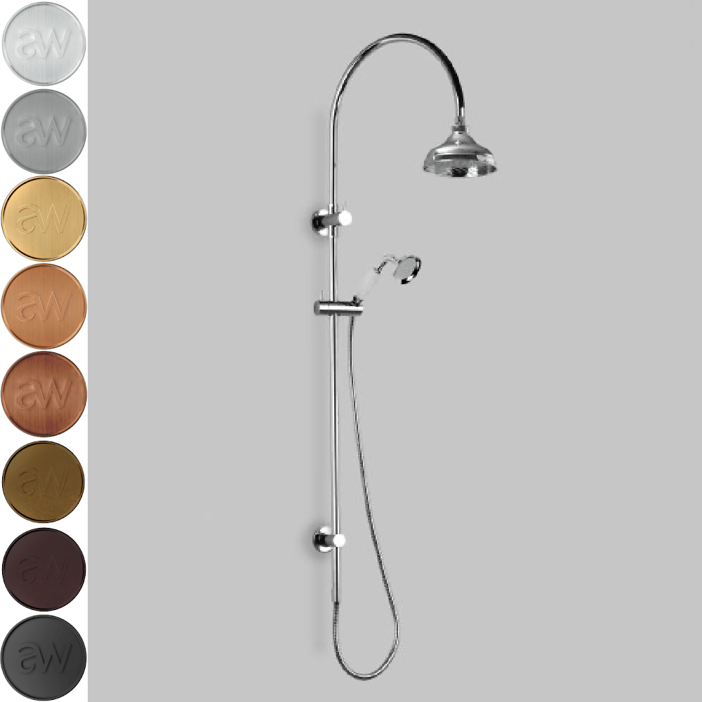 Astra Walker Showers Astra Walker Signature Exposed Shower Set with Diverter, 200mm Rose & Single Function Hand Shower