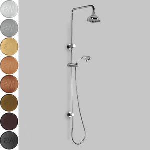 Astra Walker Showers Astra Walker Signature Exposed Shower Set with Diverter, 150mm Rose & Single Function Hand Shower