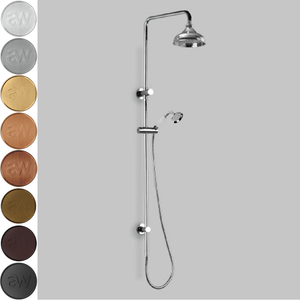 Astra Walker Showers Astra Walker Signature Exposed Shower Set with Diverter, 200mm Rose & Single Function Hand Shower