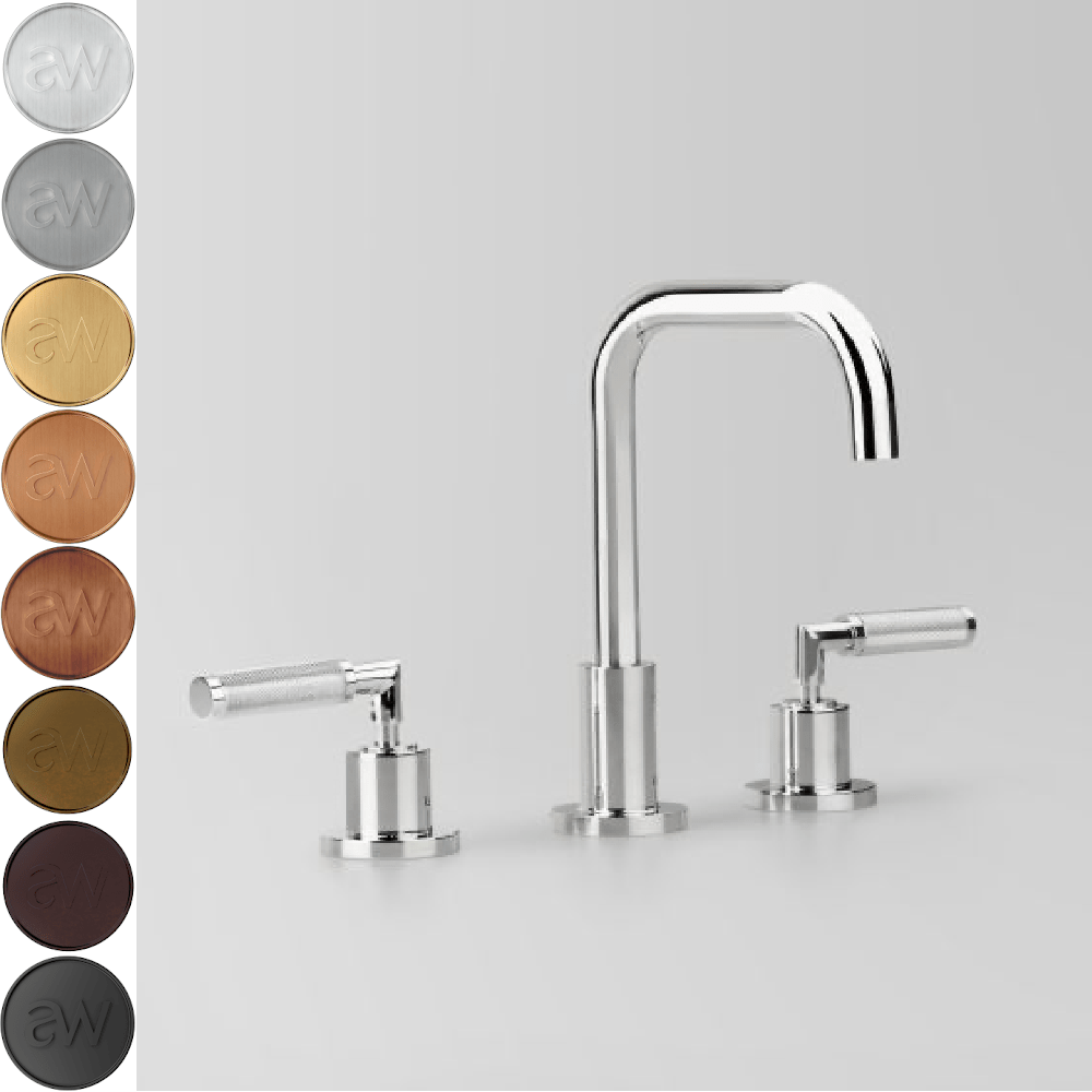 Astra Walker Basin Taps Astra Walker Knurled Icon + Lever Basin Set