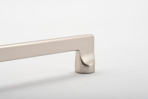 Iver Handles Iver Baltimore Cabinet Pull with Backplate | Satin Nickel | 128mm