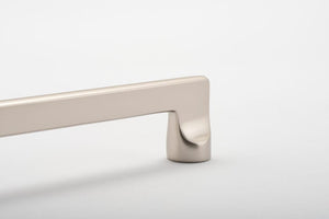 Iver Handles Iver Baltimore Cabinet Pull with Backplate | Satin Nickel | 256mm