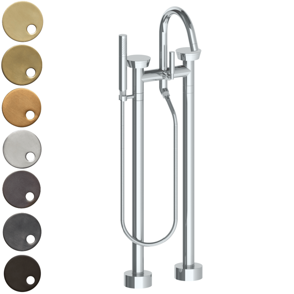 The Watermark Collection Freestanding Bath Fillers The Watermark Collection Zen Freestanding Bath Set with Slimline Hand Shower