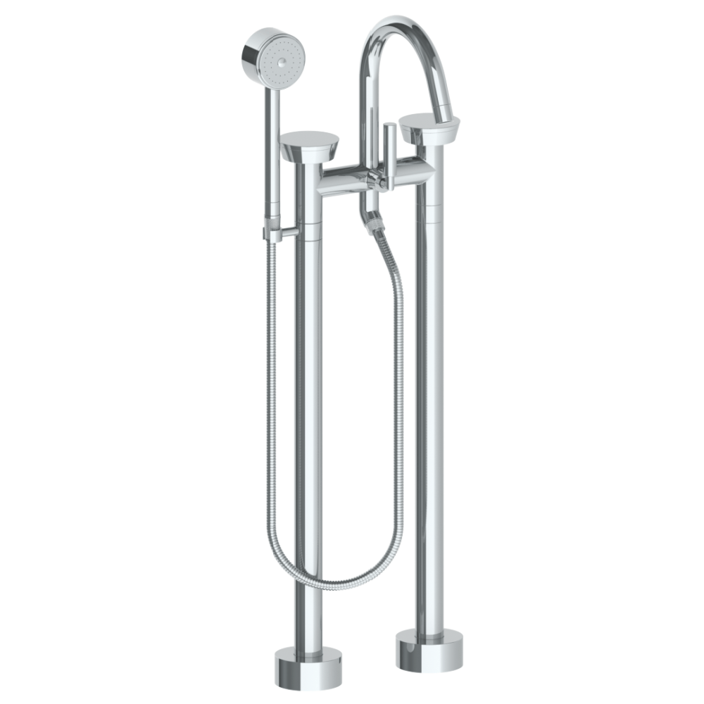 The Watermark Collection Freestanding Bath Fillers The Watermark Collection Zen Freestanding Bath Set with Volume Hand Shower