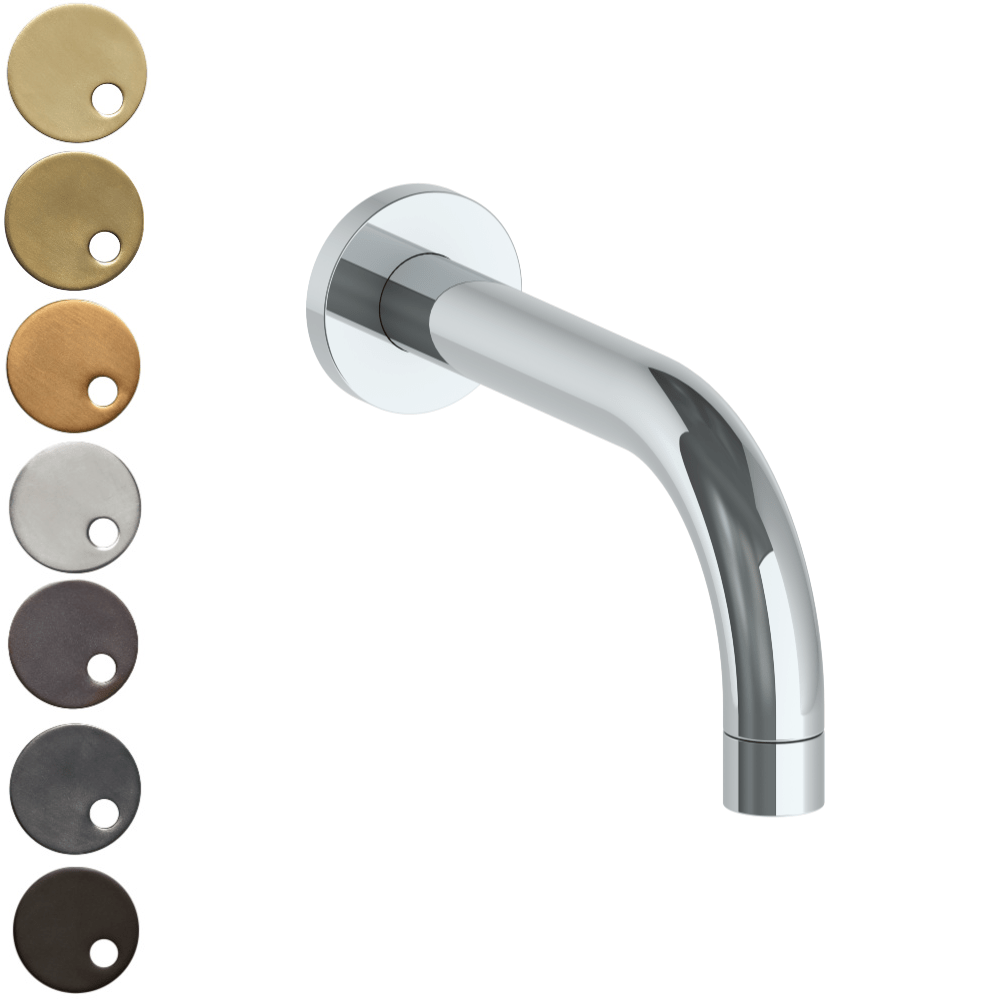 The Watermark Collection Spouts Polished Chrome The Watermark Collection Titanium Wall Mounted Bath Spout