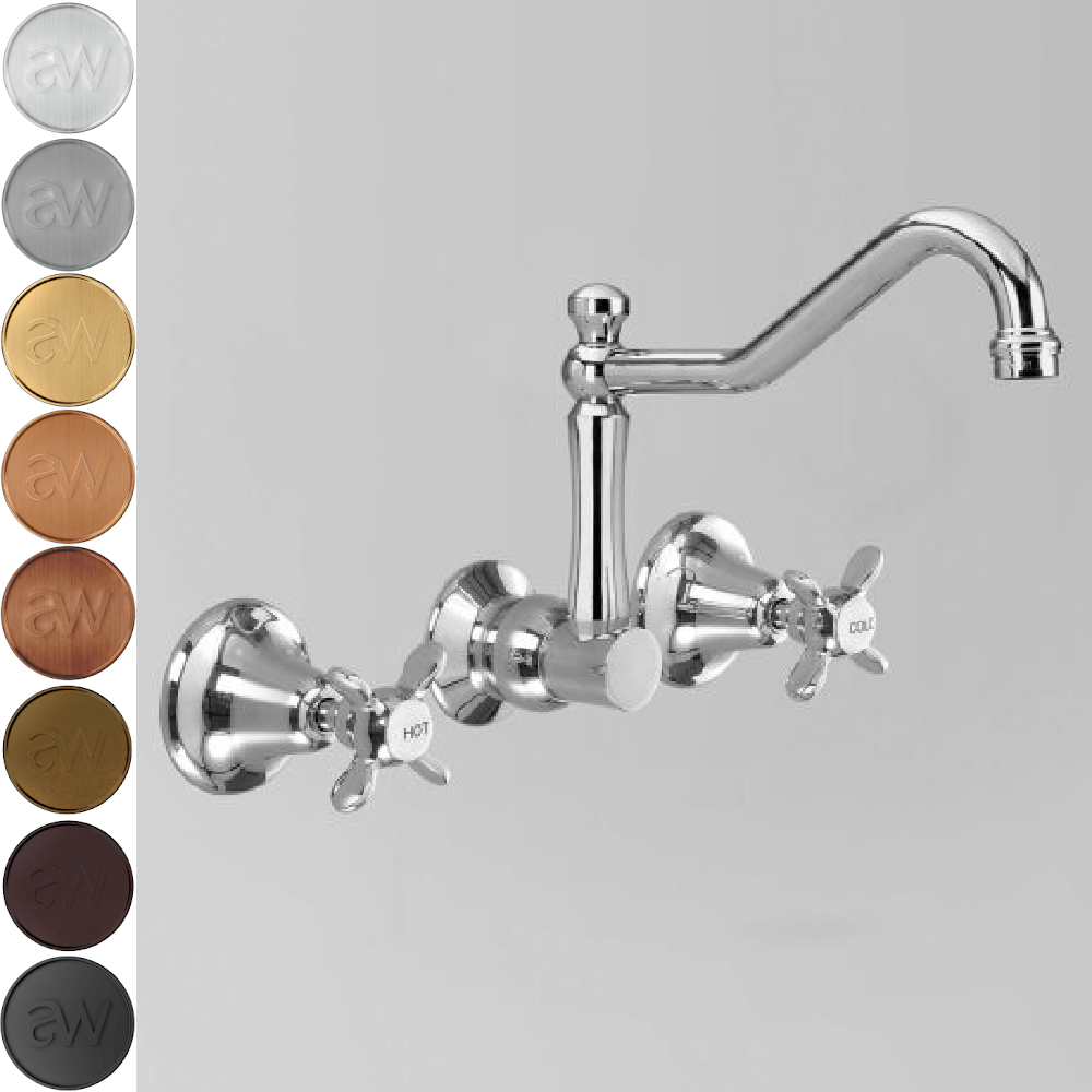Astra Walker Kitchen Taps Astra Walker Olde English Stanmore Wall Set with 260mm Spout