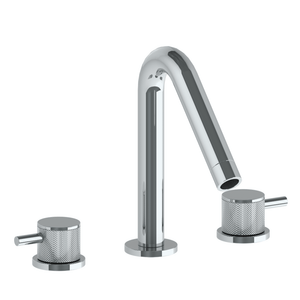The Watermark Collection Bath Taps Polished Chrome The Watermark Collection Titanium 3 Hole Bath Set with Angled Spout