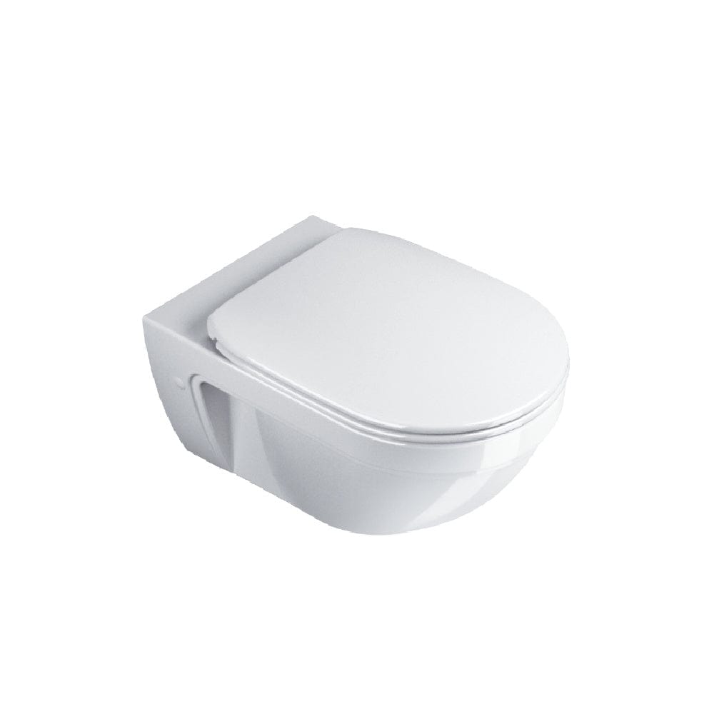 Plumbline Toilet Catalano Canova Royal Wall Hung Toilet with White Seat